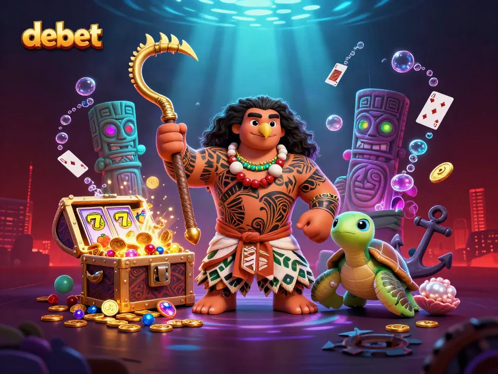 Engage in a thrilling debet casino adventure with vibrant characters and captivating gaming elements.