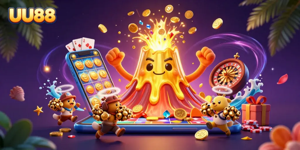 Engage in the excitement of UU88 casino adventures with a race of treasure-seeking explorer animals.