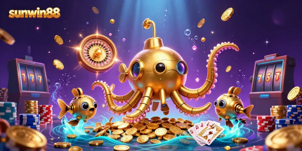 Experience thrilling wins with sunwin88 amid golden coins and dazzling game elements.