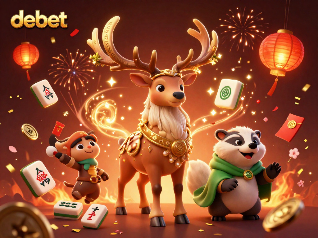 Join the debet celebration with a Celtic druid, a wise badger, and magical casino elements.