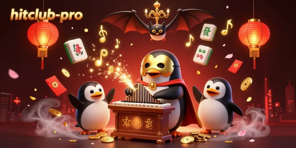 Experience the vibrant world of hitclub-pro with fun gaming elements and colorful 3D characters in action.